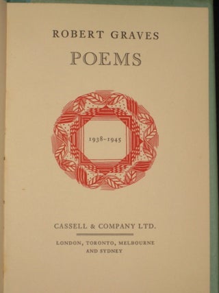 POEMS 1938-1945