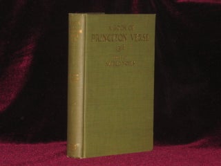 Item #07777 A Book of Princeton Verse 1916. Alfred Noyes, Edmund Wilson