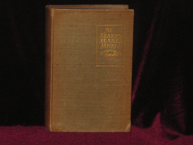 Item #07832 At Shakespeare's Shrine. A Poetical Anthology. Charles F. Forshaw, Richard Garnett.