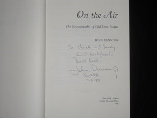 On the Air. The Encyclopedia of Old-Time Radio - Signed