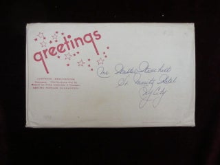 Item #07851 Calendar, 1948, with Original Mailing Envelope, Addressed to Mr. Winchell. Walter...