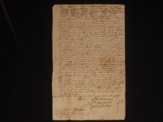 Item #07935 Autograph Document Signed. William Williams, Signer of the Declaration of Independence
