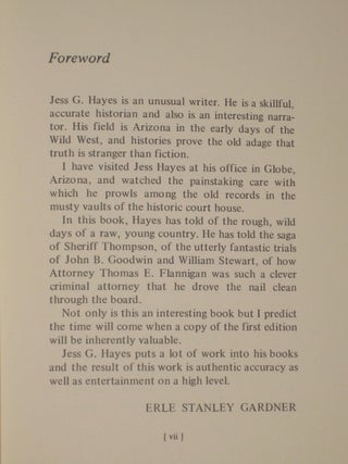 SHERIFF THOMPSON'S DAY. Turbulence in the Arizona Territory