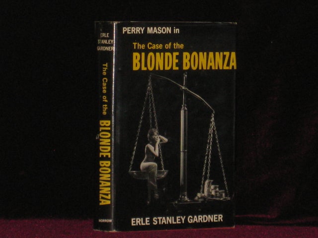 Item #07957 THE CASE OF THE BLONDE BONANZA; Together with TV Guide (Signed). Erle Stanley Gardner, Burr Raymond, Hale Barbara.