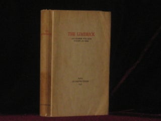 Item #08026 THE LIMERICK. 1700 Examples, With Notes, Variants and Index. Gershon LEGMAN