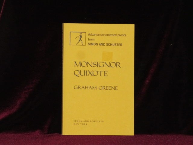 Item #08126 MONSIGNOR QUIXOTE. Graham Greene.