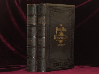 Item #08271 THE POETICAL WORKS OF HENRY WADSWORTH LONGFELLOW. ILLUSTRATED. Two Volumes, with...