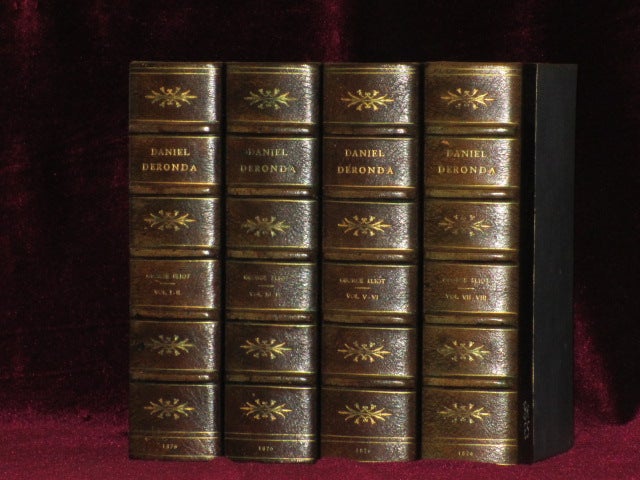 Item #08309 Daniel Deronda. Four Volumes. George Eliot.