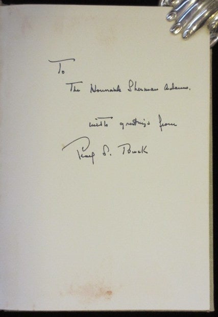 Item #08335 A CERTAIN STAR. Pearl S. Buck, SIGNED.