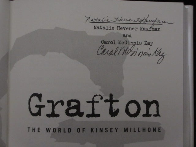 Item #08369 G IS FOR GRAFTON. "G" The World of Kinsey Millhone. KAUFMAN. Natalie Hevener, Carol McGinnis Kay, Sue Grafton.