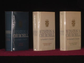 Item #08605 Winston S. Churchill, Youth 1874-1900, Volume I, (together with) Companion Volumes I,...