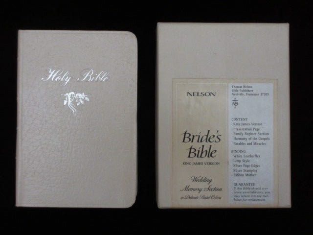 Item #08611 BRIDE'S BIBLE. KING JAMES VERSON. Bible.