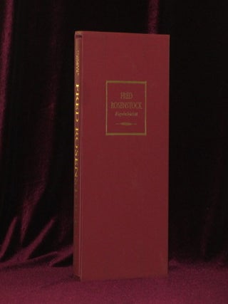 Item #08741 Fred Rosenstock. A Legend in Books & Art. Donald E. Bower