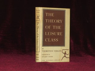 Item #08742 The Theory of the Leisure Class. Thorstein Veblen