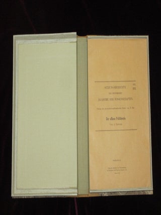 Item #08777 ZUR AFFINEN FELDTHEORIE. Albert Einstein