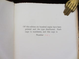 ONE HUNDRED QUATRAINS FROM THE RUBAIYAT OF OMAR KHAYYAM. A Rendering in English Verse