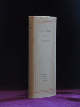Item #09011 BRIEF CANDLES. Aldous Huxley