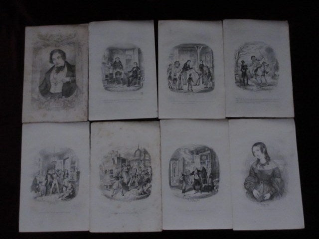 Item #09022 Illustrations To Nicholas Nickleby. T. Onwhyn, Dickens.