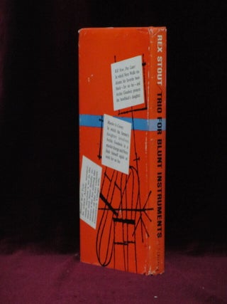 TRIO FOR BLUNT INSTRUMENTS. A Nero Wolfe Threesome