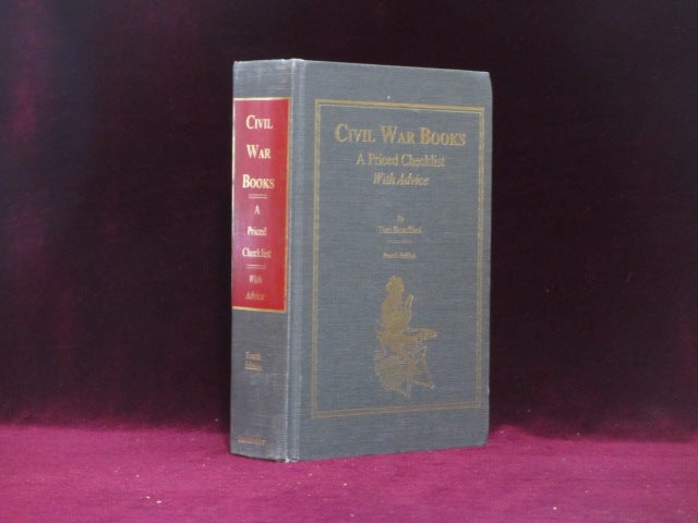 Item #09109 CIVIL WAR BOOKS. A Price Checklist with Advice. Tom BROADFOOT.