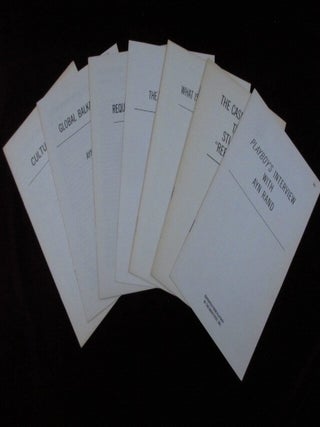 FOURTEEN REPRINTS FROM THE OBJECTIVIST NEWSLETTER DATED 1946-1978.