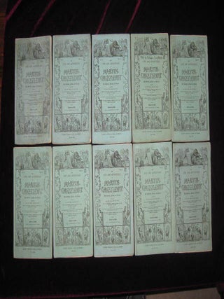 The Life and Adventures of Martin Chuzzlewit (Publisher's Presentation Copy; Original parts). Annotated By Bibliographer Thomas Hatton and from His Collection.