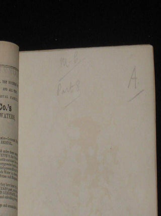 The Life and Adventures of Martin Chuzzlewit (Publisher's Presentation Copy; Original parts). Annotated By Bibliographer Thomas Hatton and from His Collection.