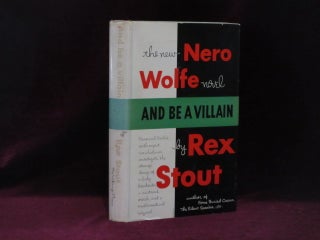 Item #09178 And be a Villain. A Nero Wolfe Novel. Rex Stout