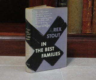 Item #09179 In the Best of Families. A Nero Wolfe Novel. Rex Stout