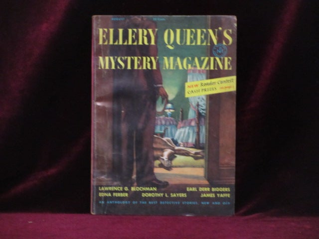 Item #09205 Ellery Queen's Mystery Magazine. August, 1953. Ellery Queen, Earl Derr Biggers, Dorothy L. Sayers.