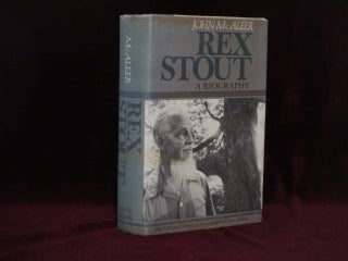Item #09297 Rex Stout. A Biography (Inscribed). John McAleer, P. G. Wodehouse