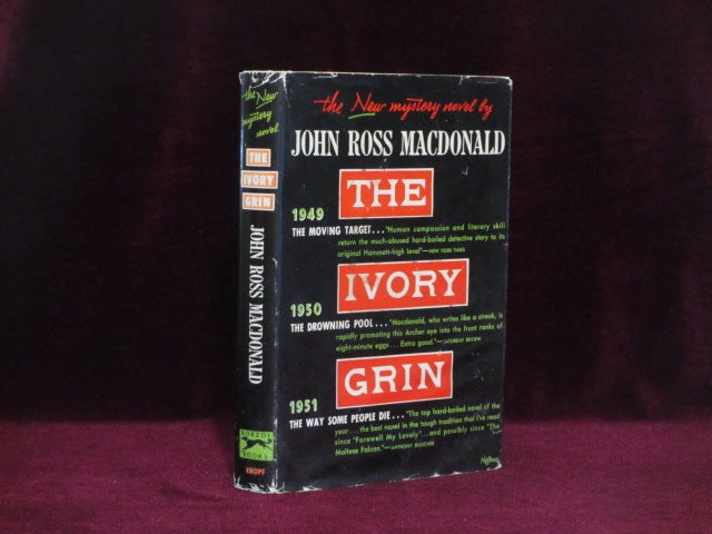Item #09299 The Ivory Grin. John Ross Macdonald.