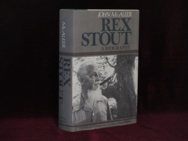 Item #09315 Rex Stout. A Biography. John McAleer, P. G. Wodehouse.