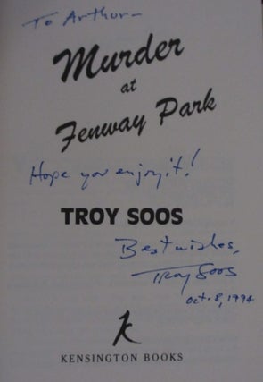 Murder at Fenway Park (Inscribed)