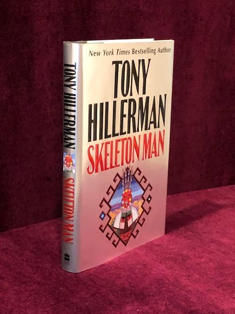 Item #09339 Skeleton Man (Signed). Tony Hillerman.
