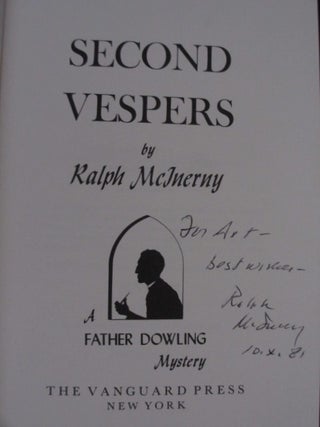 Second Vespers (Inscribed)