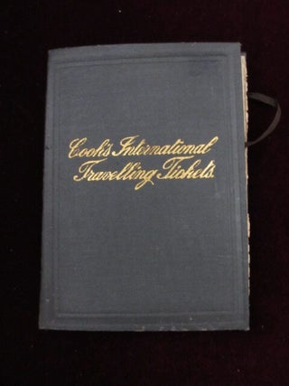 Item #09342 Cook's International Travelling Tickets (String-tied Wallet Style Holder, with Pocket...