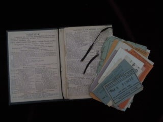 Cook's International Travelling Tickets (String-tied Wallet Style Holder, with Pocket Containing Tickets, Vouchers, Coupons, Etc. For One Professor William T. Runzler)