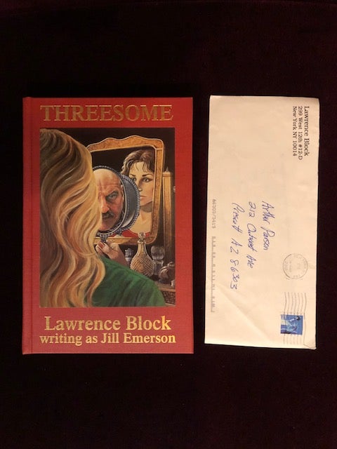 Item #09347 Threesome (Signed, Limited Copy and with Autograph Note Signed). Lawrence Block.