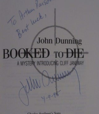 Booked to Die (Inscribed)