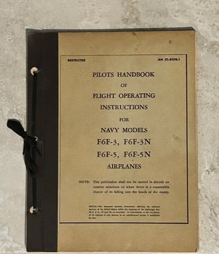 Item #09418 Pilots Handbook of Flight Operating Instructions for Navy Models F6F-3, F6F-3N,...