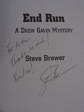 END RUN. A Drew Gavin Mystery
