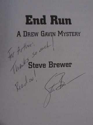 END RUN. A Drew Gavin Mystery
