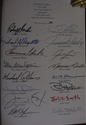 Justice for Hire. The Fourth Private Eye Writers of America Anthology (Signed By All contributors)