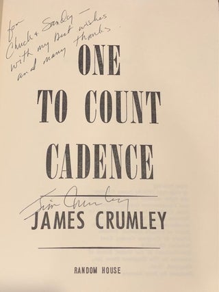 ONE TO COUNT CADENCE