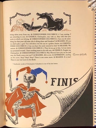 THE BOOK OF CHRISTOPHER COLUMBUS. A Lyrical Drama in Two Parts