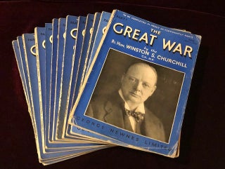 Item #09533 The Great War [In Original Fortnightly parts]. Sir Winston Churchill