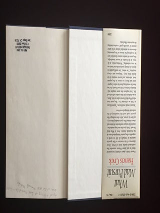 What Mad Pursuit. A Personal View of Scientific Discovery (Signed)