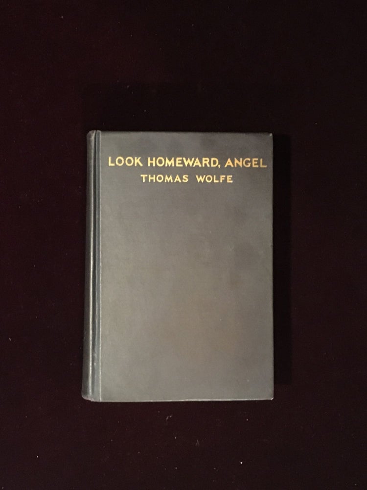 Item #09601 LOOK HOMEWARD ANGEL. A Story of the Buried Life. Thomas Wolfe.
