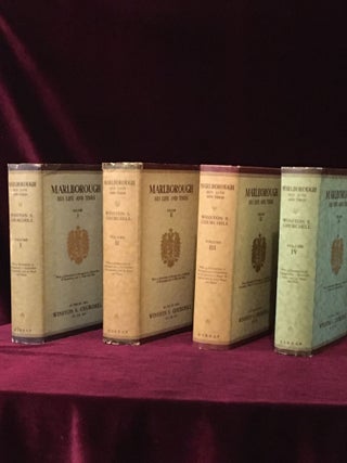 Item #09610 MARLBOROUGH: His Life and Times. Winston S. Churchill